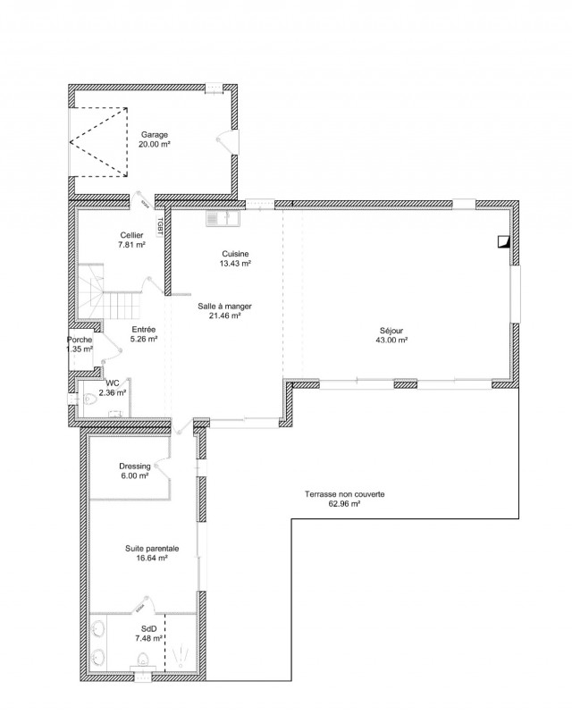 Villa d’Architecte à Auriol : L’élégance du traditionnel réinventée avec un design contemporain conforme RE2020 avec climatisation Gainable Airzone