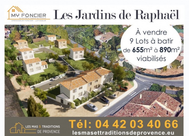 Terrain sur la commune de Meyreuil dans lotissement superficie de 233m²