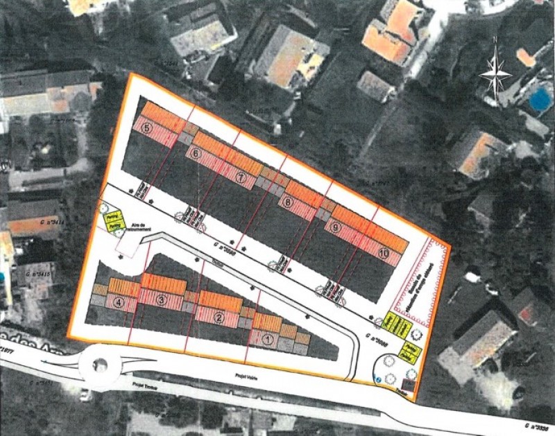 Plusieurs lots, terrains viabilisés à la vente sur le secteur du Cannet des Maures