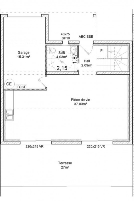 Terrain de 180m² sur la commune de Meyreuil dans un beau lotissement