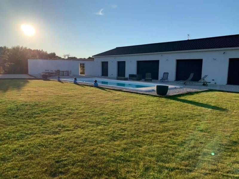 Construction d'une maison de contemporaine sur la communes des Pennes Mirabeau proche de Marseille