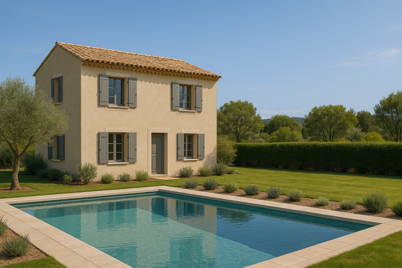 Notre zone d'activité pour ce service Constructeur de villa individuelle pour une maison contemporaine sur mesure à Allauch 13950